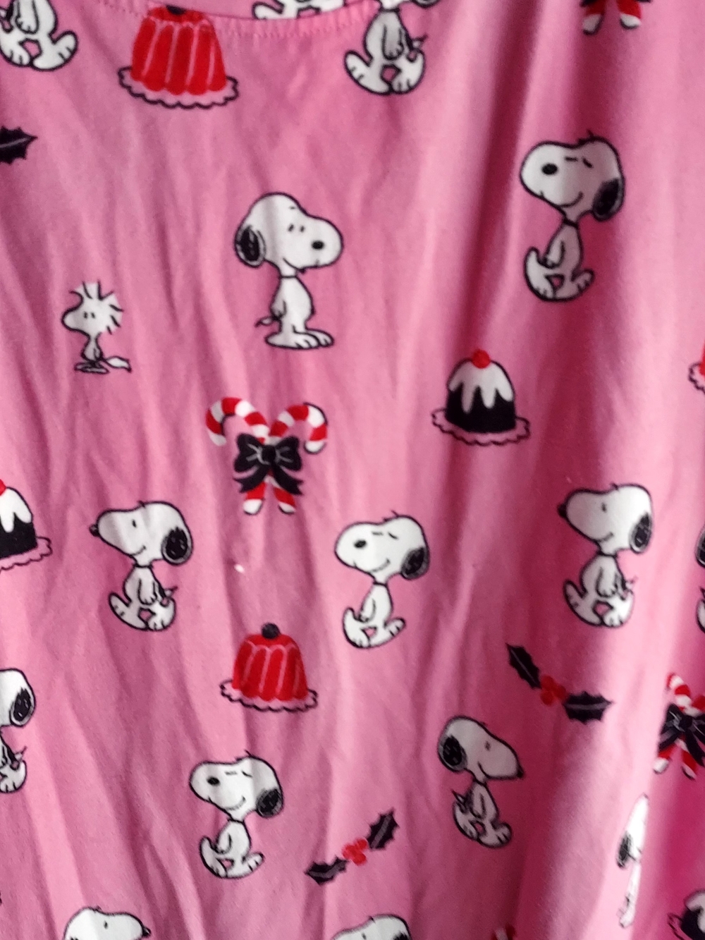 Pink Snoopy Print Nightshirt - Picture 3 of 3